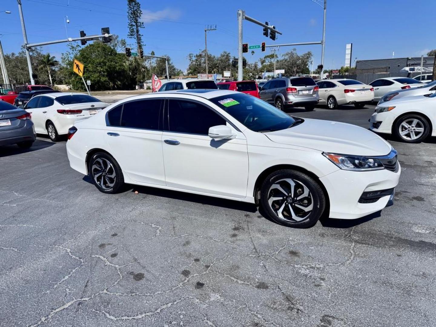 2016 WHITE HONDA ACCORD EXL (1HGCR3F81GA) with an 3.5L engine, Automatic transmission, located at 2929 9th St. West, Bradenton, 34205, (941) 242-2810, 27.473591, -82.570679 - Thanks for inquring into DriveNation USA! All vehicles listed can be viewed at www.drivenationusa.com for vehicle history reports and additonal info. We cannot quote any terms such as down payments or monthly payments without an application. You can apply directly at www.drivenationusa.com or by con - Photo#0