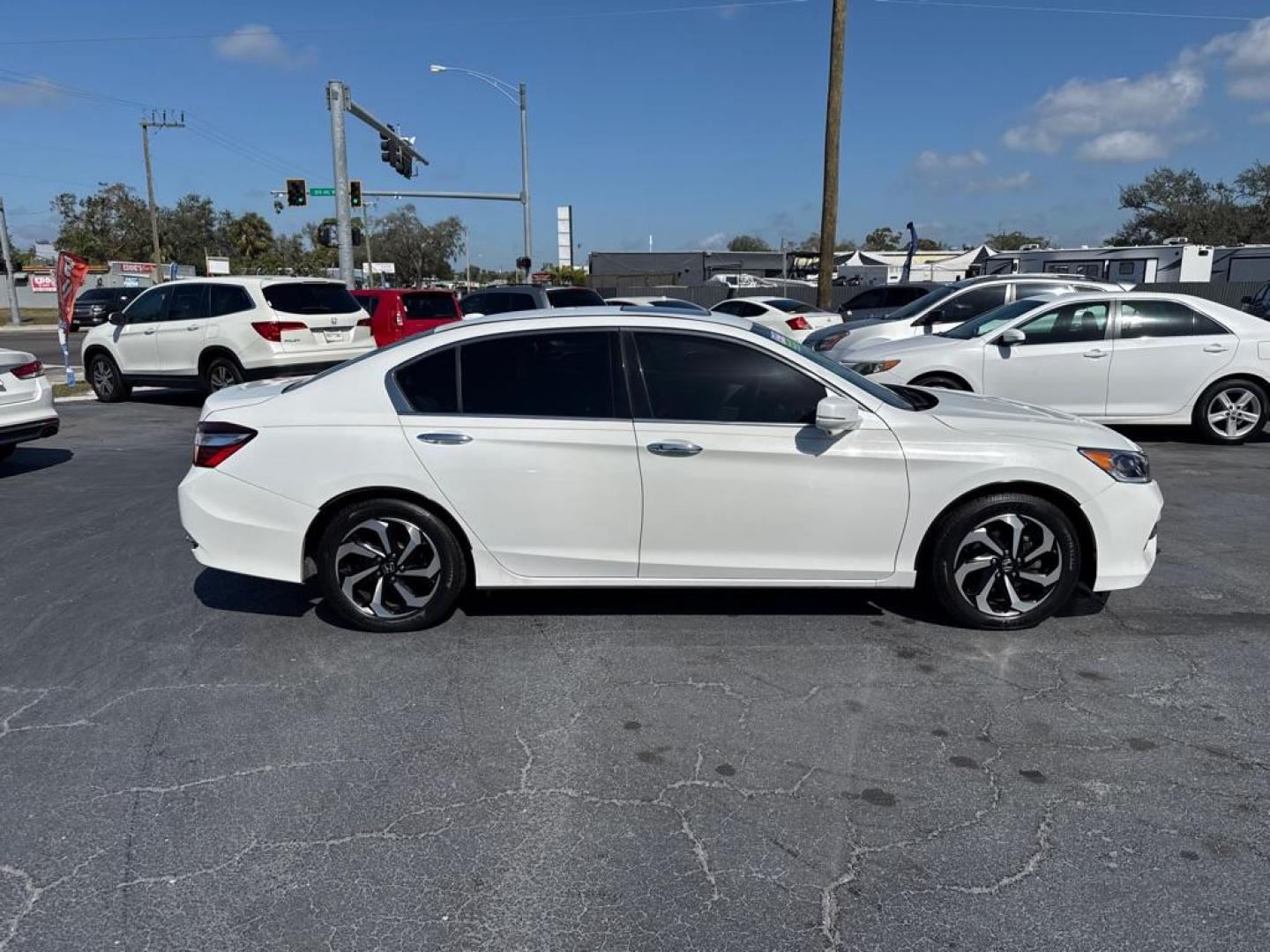 2016 WHITE HONDA ACCORD EXL (1HGCR3F81GA) with an 3.5L engine, Automatic transmission, located at 2929 9th St. West, Bradenton, 34205, (941) 242-2810, 27.473591, -82.570679 - Thanks for inquring into DriveNation USA! All vehicles listed can be viewed at www.drivenationusa.com for vehicle history reports and additonal info. We cannot quote any terms such as down payments or monthly payments without an application. You can apply directly at www.drivenationusa.com or by con - Photo#8