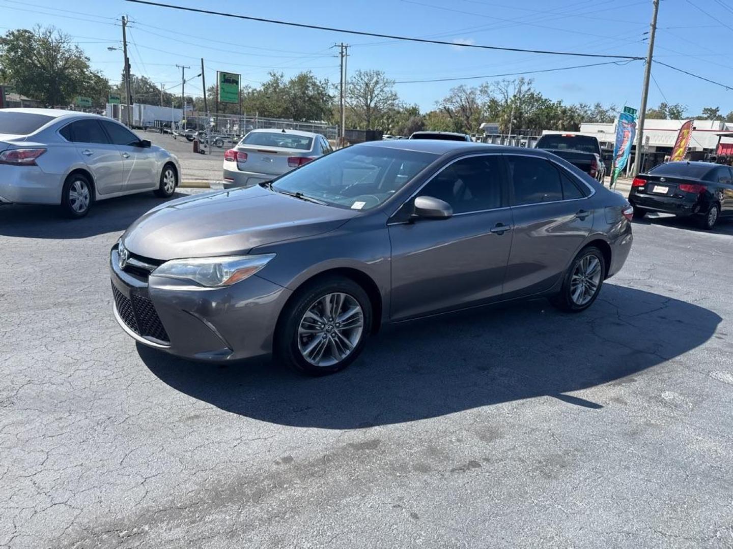 2016 GRAY TOYOTA CAMRY LE (4T1BF1FK8GU) with an 2.5L engine, Automatic transmission, located at 2929 9th St. West, Bradenton, 34205, (941) 242-2810, 27.473591, -82.570679 - Thanks for inquring into DriveNation USA! All vehicles listed can be viewed at www.drivenationusa.com for vehicle history reports and additonal info. We cannot quote any terms such as down payments or monthly payments without an application. You can apply directly at www.drivenationusa.com or by con - Photo#3