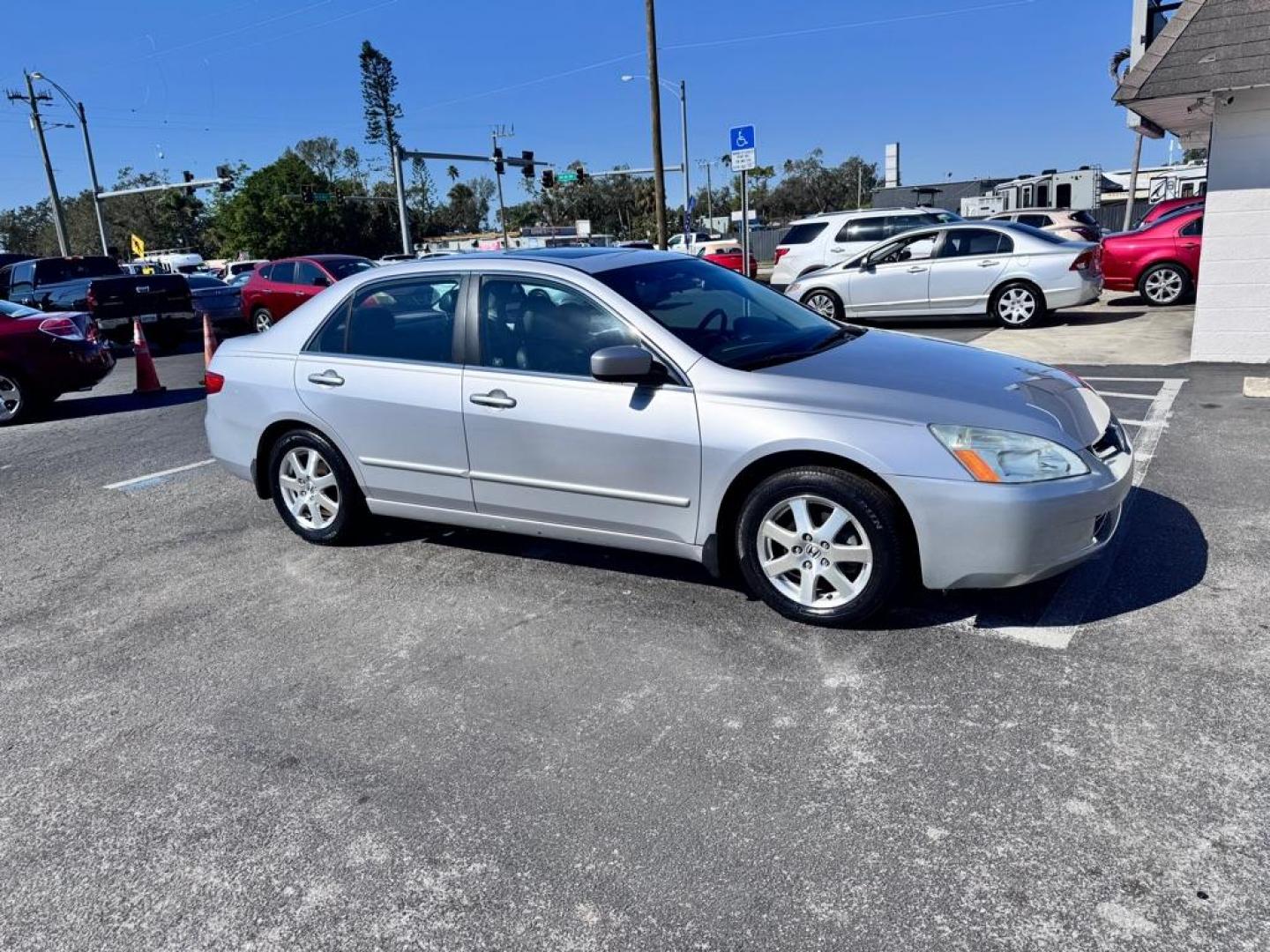 2005 SILVER HONDA ACCORD EX (1HGCM66805A) with an 3.0L engine, Automatic transmission, located at 2929 9th St. West, Bradenton, 34205, (941) 242-2810, 27.473591, -82.570679 - Thanks for inquring into DriveNation USA! All vehicles listed can be viewed at www.drivenationusa.com for vehicle history reports and additonal info. We cannot quote any terms such as down payments or monthly payments without an application. You can apply directly at www.drivenationusa.com or by con - Photo#0