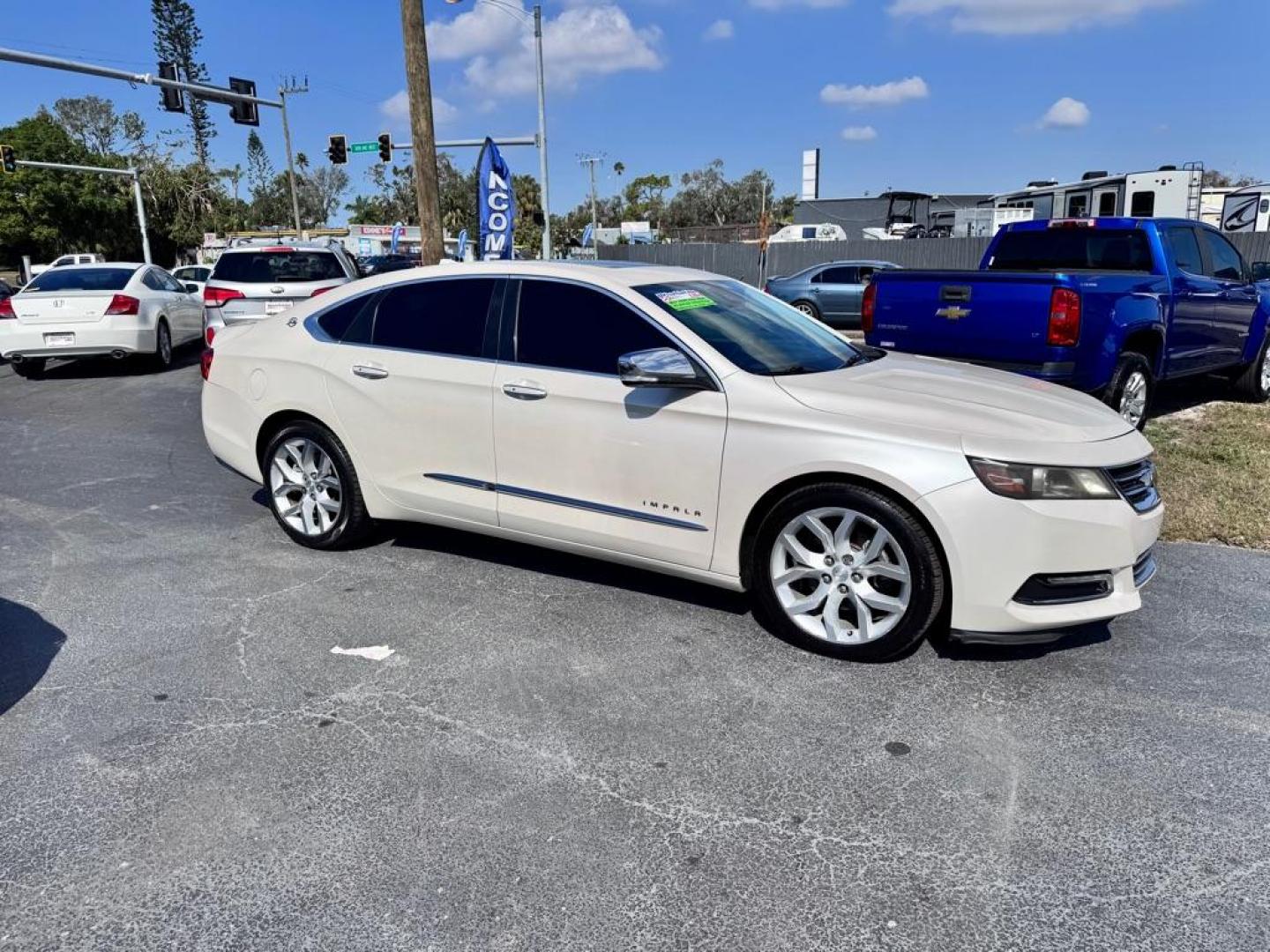 2014 WHITE CHEVROLET IMPALA LTZ (1G1155S36EU) with an 3.6L engine, Automatic transmission, located at 2929 9th St. West, Bradenton, 34205, (941) 242-2810, 27.473591, -82.570679 - Thanks for inquring into DriveNation USA! All vehicles listed can be viewed at www.drivenationusa.com for vehicle history reports and additonal info. We cannot quote any terms such as down payments or monthly payments without an application. You can apply directly at www.drivenationusa.com or by con - Photo#2