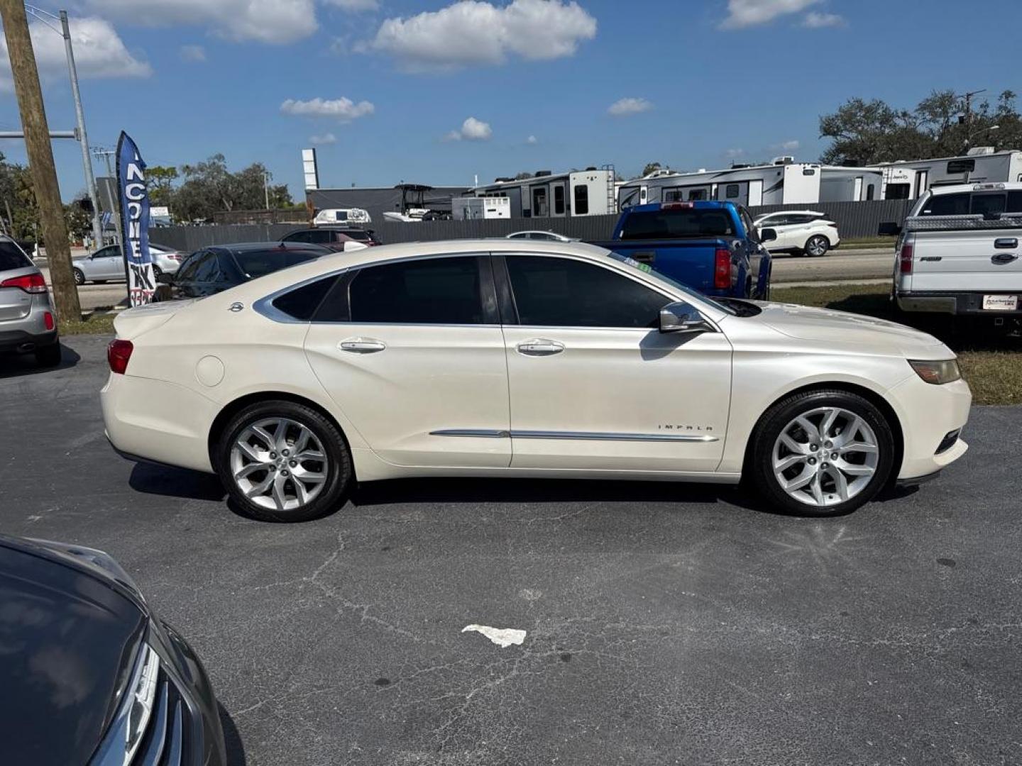 2014 WHITE CHEVROLET IMPALA LTZ (1G1155S36EU) with an 3.6L engine, Automatic transmission, located at 2929 9th St. West, Bradenton, 34205, (941) 242-2810, 27.473591, -82.570679 - Thanks for inquring into DriveNation USA! All vehicles listed can be viewed at www.drivenationusa.com for vehicle history reports and additonal info. We cannot quote any terms such as down payments or monthly payments without an application. You can apply directly at www.drivenationusa.com or by con - Photo#8