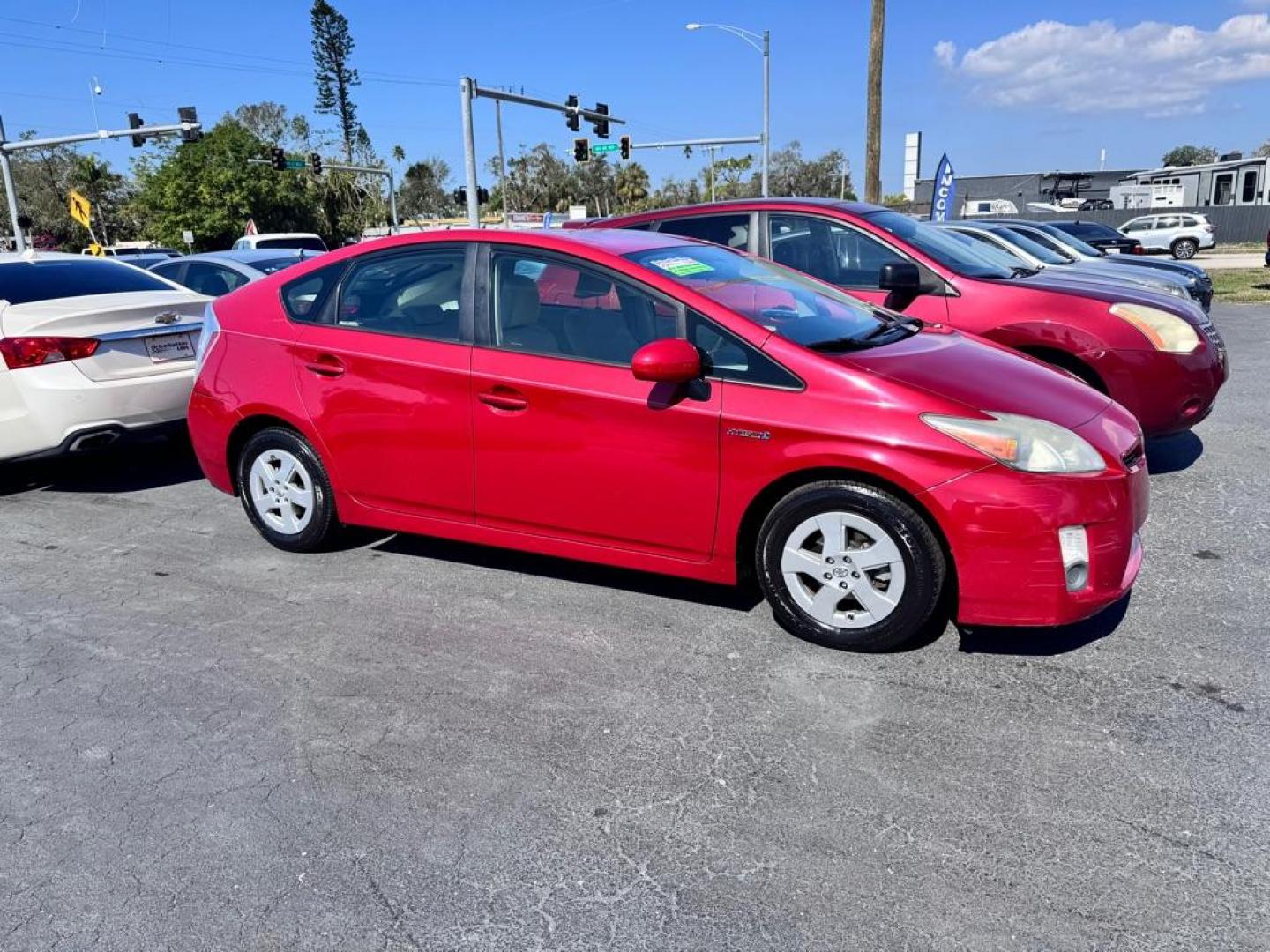 2010 RED TOYOTA PRIUS (JTDKN3DU8A1) with an 1.8L engine, Continuously Variable transmission, located at 2929 9th St. West, Bradenton, 34205, (941) 242-2810, 27.473591, -82.570679 - Thanks for inquring into DriveNation USA! All vehicles listed can be viewed at www.drivenationusa.com for vehicle history reports and additonal info. We cannot quote any terms such as down payments or monthly payments without an application. You can apply directly at www.drivenationusa.com or by con - Photo#0