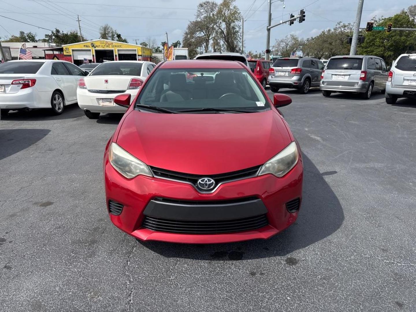 2015 RED TOYOTA COROLLA LE (2T1BURHE1FC) with an 1.8L engine, Automatic transmission, located at 2929 9th St. West, Bradenton, 34205, (941) 242-2810, 27.473591, -82.570679 - Thanks for inquring into DriveNation USA! All vehicles listed can be viewed at www.drivenationusa.com for vehicle history reports and additonal info. We cannot quote any terms such as down payments or monthly payments without an application. You can apply directly at www.drivenationusa.com or by con - Photo#2