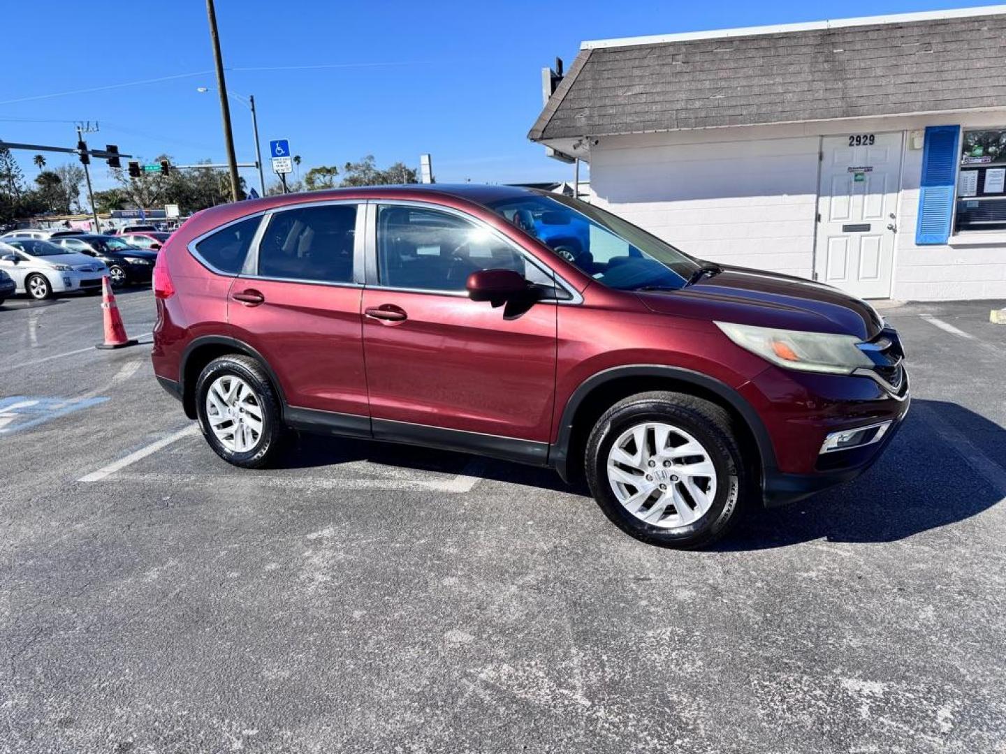 2016 MAROON HONDA CR-V EX (3CZRM3H56GG) with an 2.4L engine, Continuously Variable transmission, located at 2929 9th St. West, Bradenton, 34205, (941) 242-2810, 27.473591, -82.570679 - Thanks for inquring into DriveNation USA! All vehicles listed can be viewed at www.drivenationusa.com for vehicle history reports and additonal info. We cannot quote any terms such as down payments or monthly payments without an application. You can apply directly at www.drivenationusa.com or by con - Photo#0