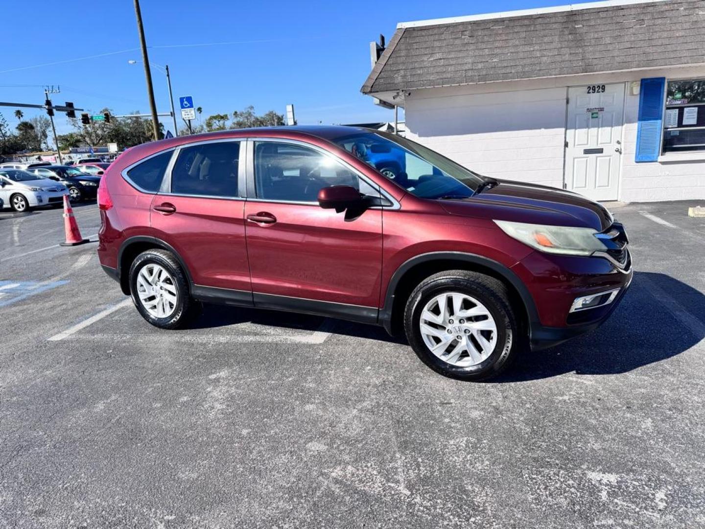 2016 MAROON HONDA CR-V EX (3CZRM3H56GG) with an 2.4L engine, Continuously Variable transmission, located at 2929 9th St. West, Bradenton, 34205, (941) 242-2810, 27.473591, -82.570679 - Thanks for inquring into DriveNation USA! All vehicles listed can be viewed at www.drivenationusa.com for vehicle history reports and additonal info. We cannot quote any terms such as down payments or monthly payments without an application. You can apply directly at www.drivenationusa.com or by con - Photo#1