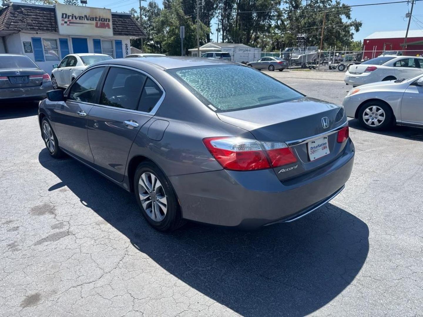 2014 GRAY HONDA ACCORD LX (1HGCR2F32EA) with an 2.4L engine, Continuously Variable transmission, located at 2929 9th St. West, Bradenton, 34205, (941) 242-2810, 27.473591, -82.570679 - Thanks for inquring into DriveNation USA! All vehicles listed can be viewed at www.drivenationusa.com for vehicle history reports and additonal info. We cannot quote any terms such as down payments or monthly payments without an application. You can apply directly at www.drivenationusa.com or by con - Photo#5